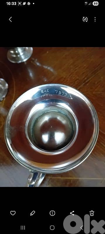 Tankard silverplated 2