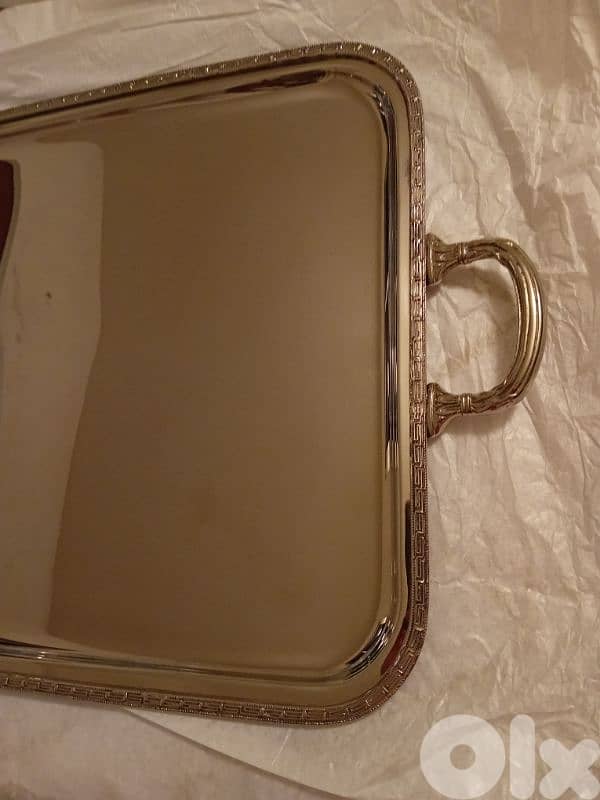 Tray silverplated 0
