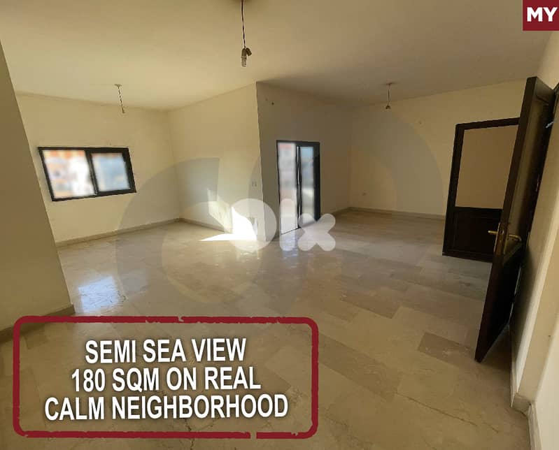 semi sea view - calm Neighborhood - Hadath  REF#MY128133 0
