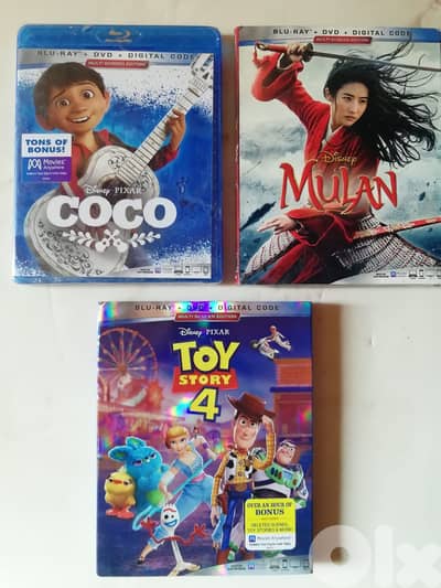 Sealed Blu-ray +DVD movies