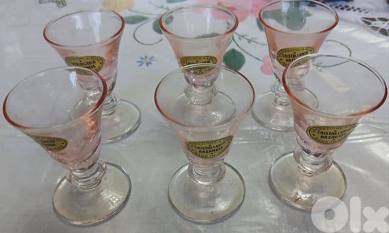 Vintage Murano كاسات ليكور 0