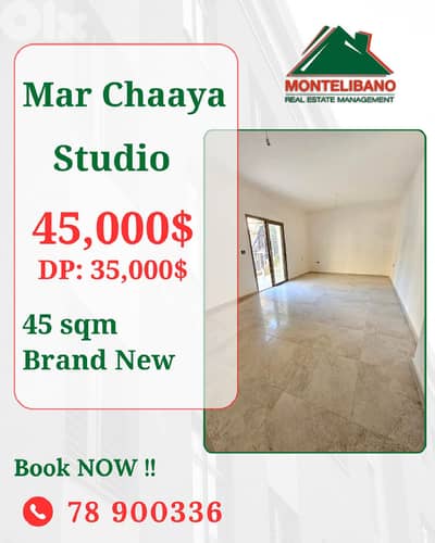 Prime Location Brand New 45sqm Studio For Sale in Mar Chaaya(مار شعيا)