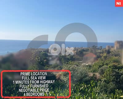 Duplex, sea view, prime location, jbeil/جبيل REF#NI128142