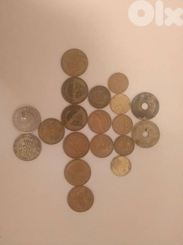 Lebanese old currency 0