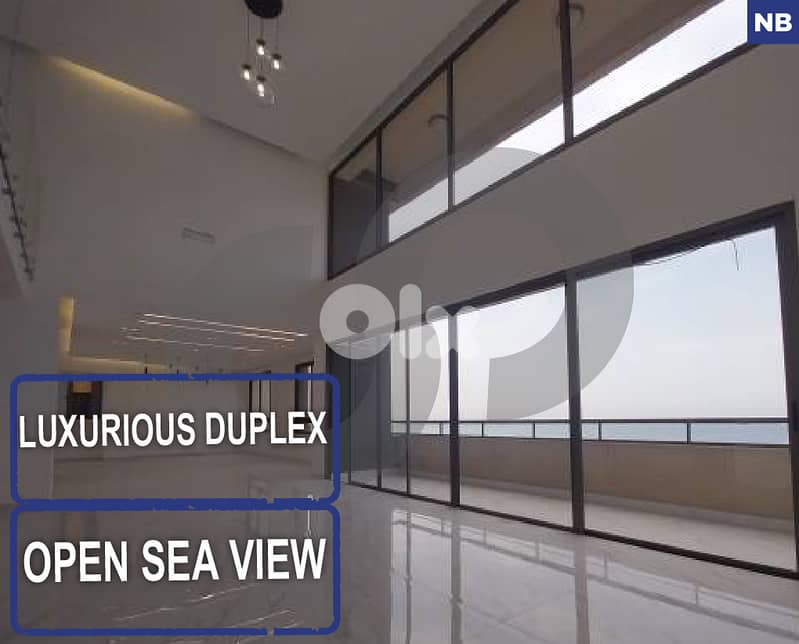 unblocked Sea view, duplex, luxurious, metn, dbayeh/ضبية  REF#NB128144 0