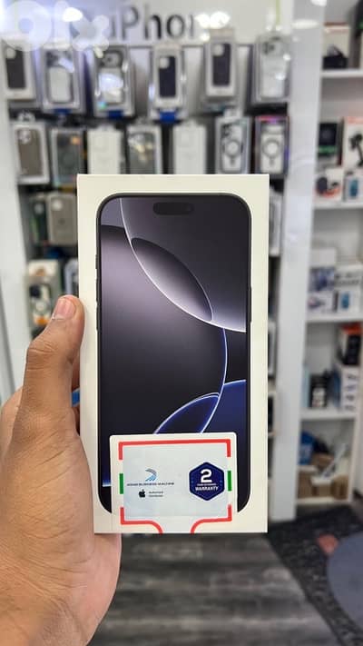 16 pro max 256g new sealed 2 years warranty