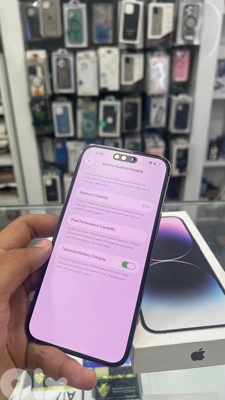 14 pro max 256g like new never repair 1