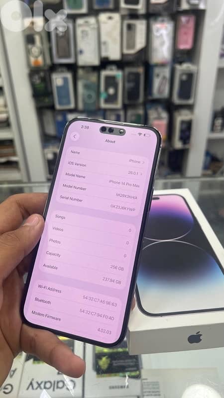 14 pro max 256g like new never repair 2