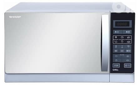 SHARP R-77AT-ST MICROWAVE WITH GRILL, 34 L, 1000W - SILVER