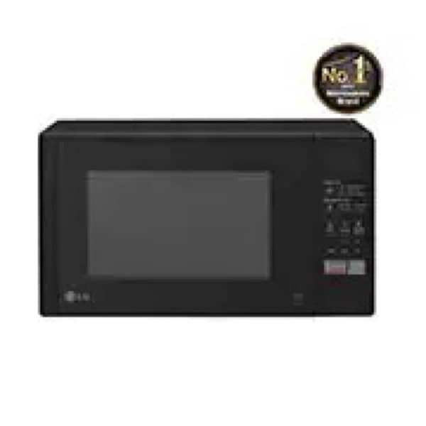LG Microwave 20L with EasyClean coating, rounded corners, black 0