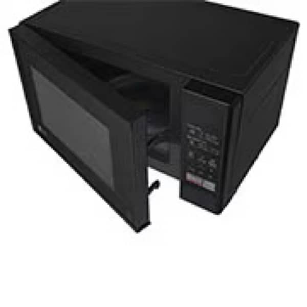 LG Microwave 20L with EasyClean coating, rounded corners, black 3