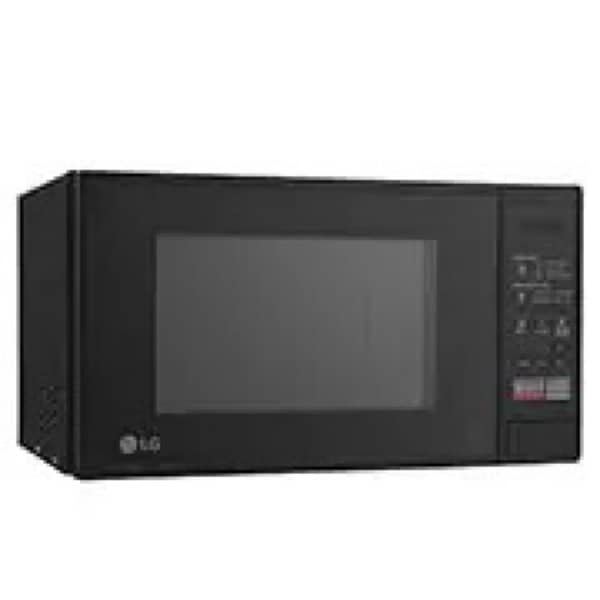 LG Microwave 20L with EasyClean coating, rounded corners, black 5
