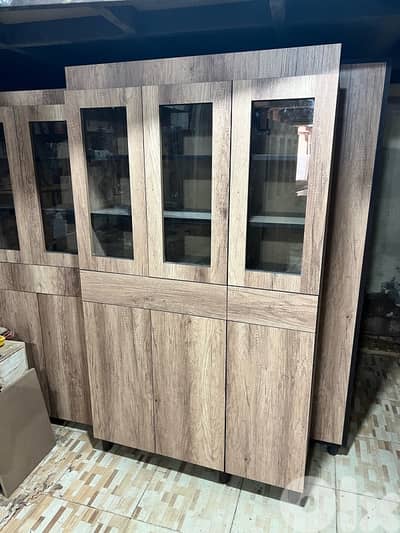 خزانة 3 درف مطبخ جديدة من المعمل بافضل الاسعار