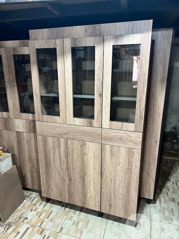 خزانة 3 درف مطبخ جديدة من المعمل بافضل الاسعار 0