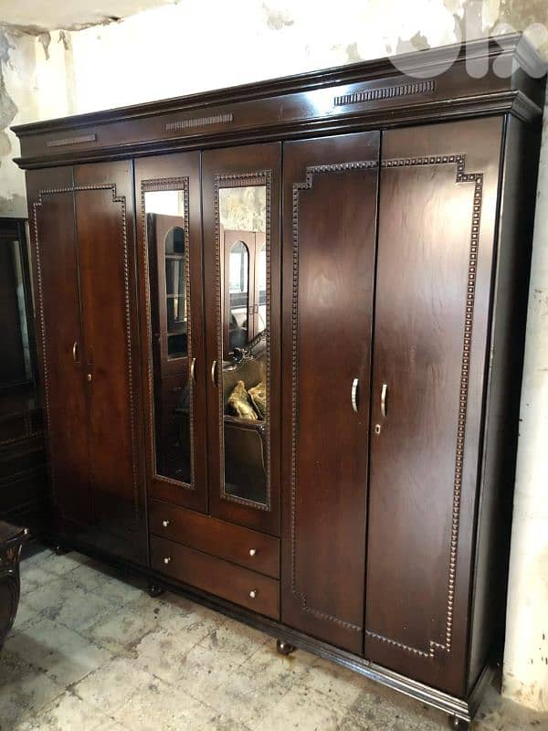 اوضة نوم خشب زان ولاتي ملبسة قشرة زان 1