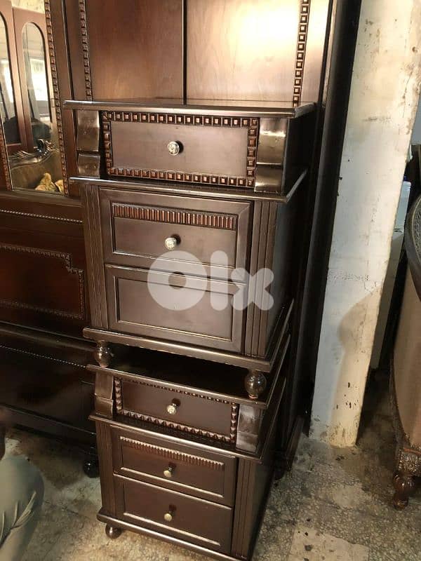 اوضة نوم خشب زان ولاتي ملبسة قشرة زان 2