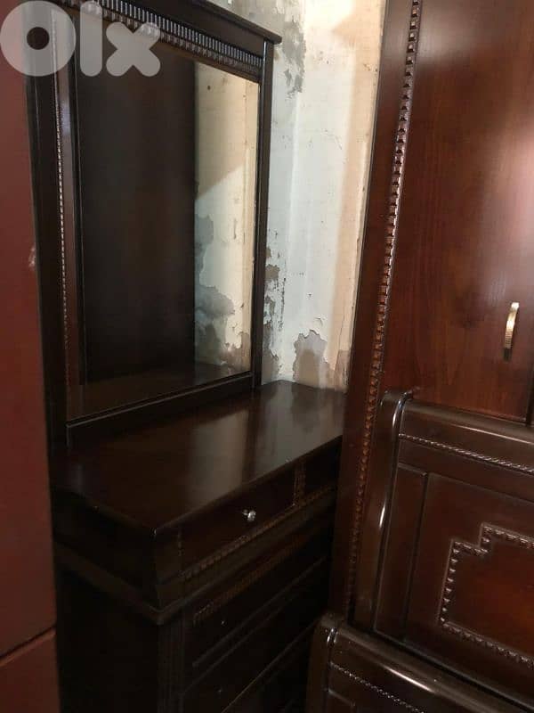 اوضة نوم خشب زان ولاتي ملبسة قشرة زان 4