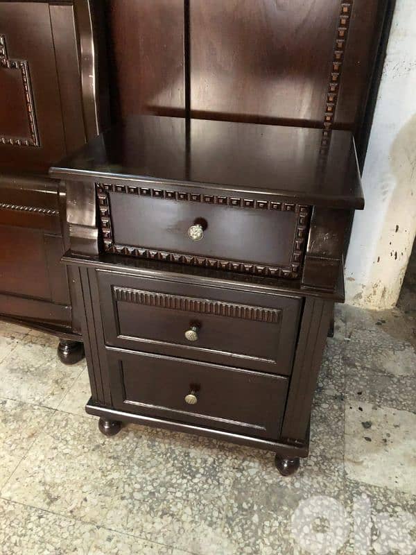 اوضة نوم خشب زان ولاتي ملبسة قشرة زان 5