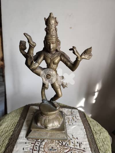 bronze brass statue of Ardhanarishvara