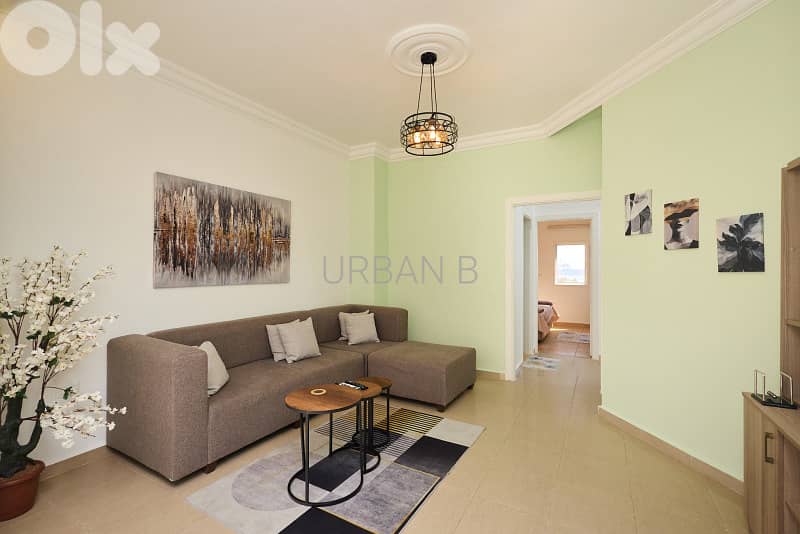 Fully Furnished Apartment For Rent In Mar Mikhael with Parking 0