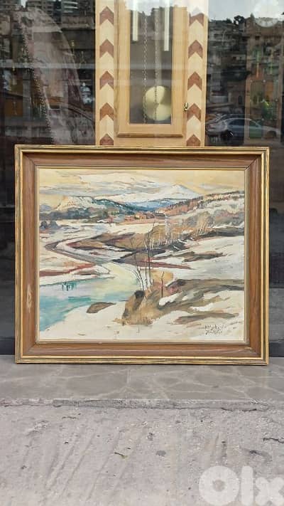 لوحة رسم زيتي اوروبية