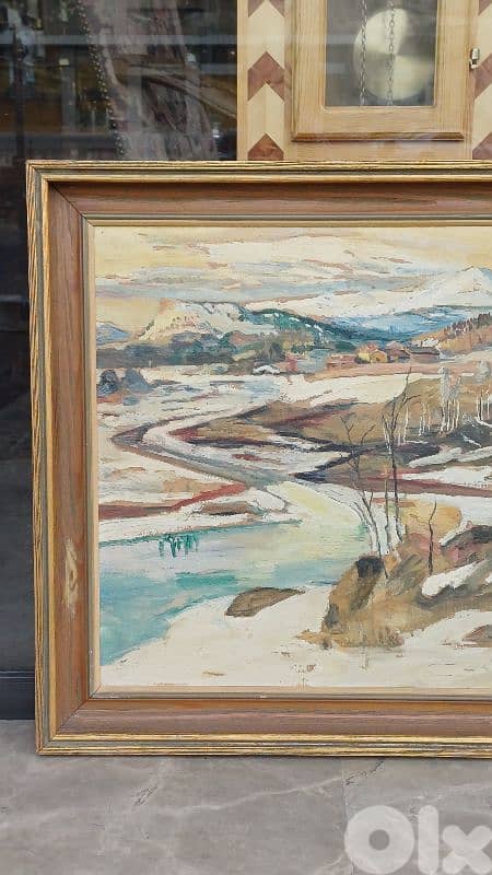 لوحة رسم زيتي اوروبية 4