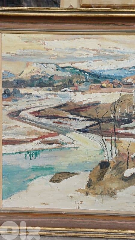 لوحة رسم زيتي اوروبية 5