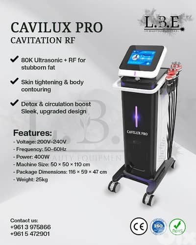 CAVILUX PRO  From L. B. E Life Beauty Equipment