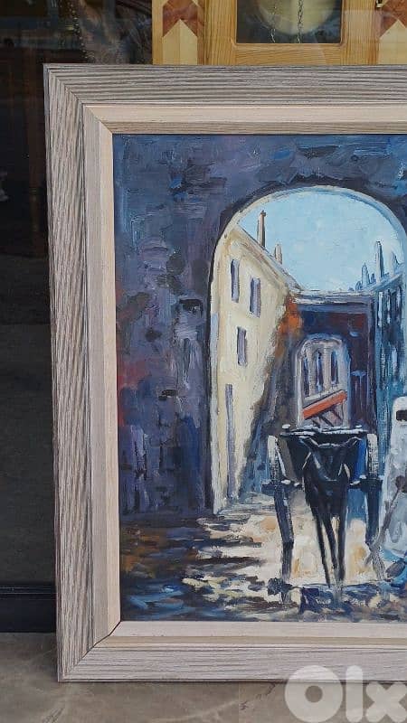 لوحة رسم زيتي اوروبية 4