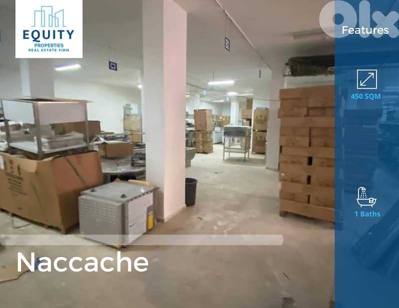 450 SQM Warehouse For Sale In Naccache Great Location #JM222120 0