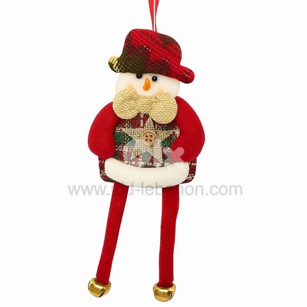 Christmas Plush Ornaments Long Legs and Golden Bells (20–26 cm) 1