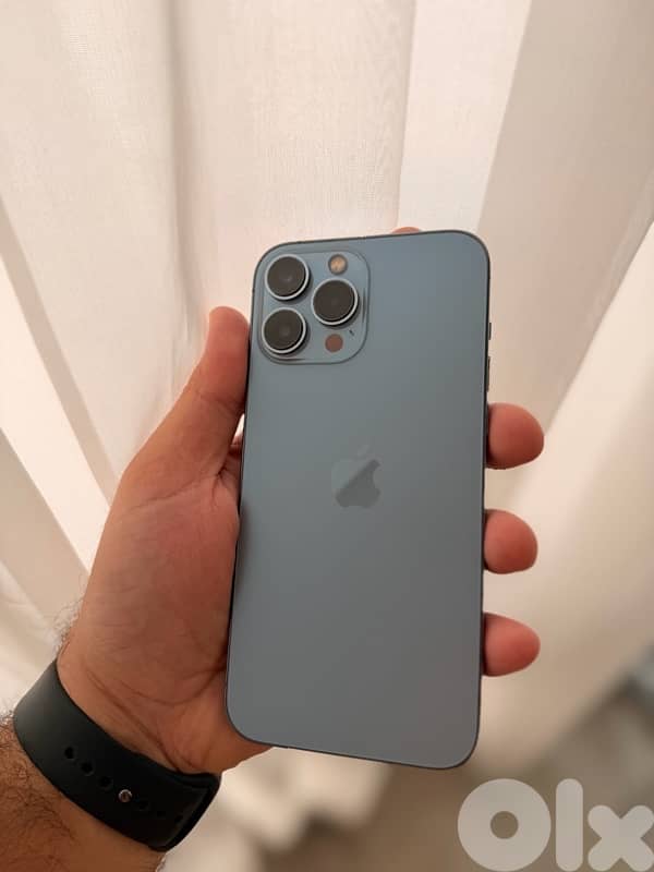 iphone 13 pro max 256gb sierra blue + apple watch series 8 0