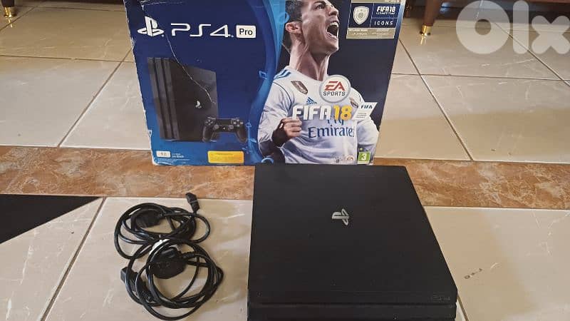 ps4 pro with 9 video game and 4 cotroller [1 TERA 4K] 3