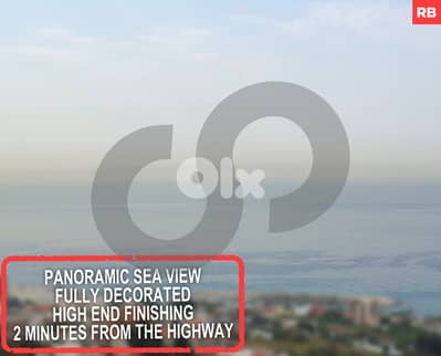 Duplex, sea view, primearea, jbeil, new fidar/نيو فيدار REF#RB128165