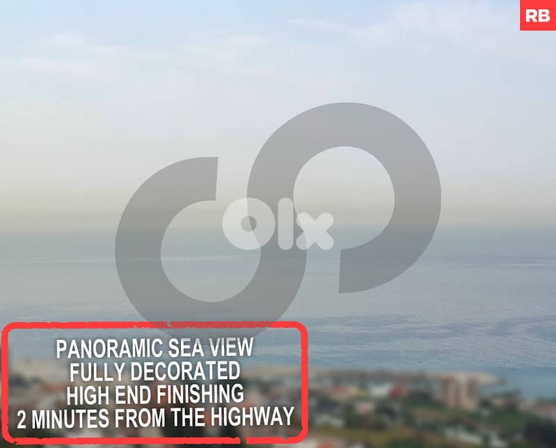 Duplex, sea view, primearea, jbeil, new fidar/نيو فيدار REF#RB128165 0