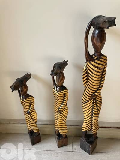 african wooden statues