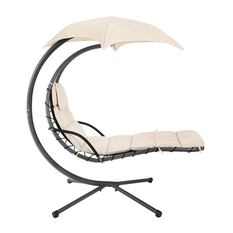 Swing With Sun Canopy & Cushion - أرجوحة مزودة بغطاء واقٍ من الشمس 0