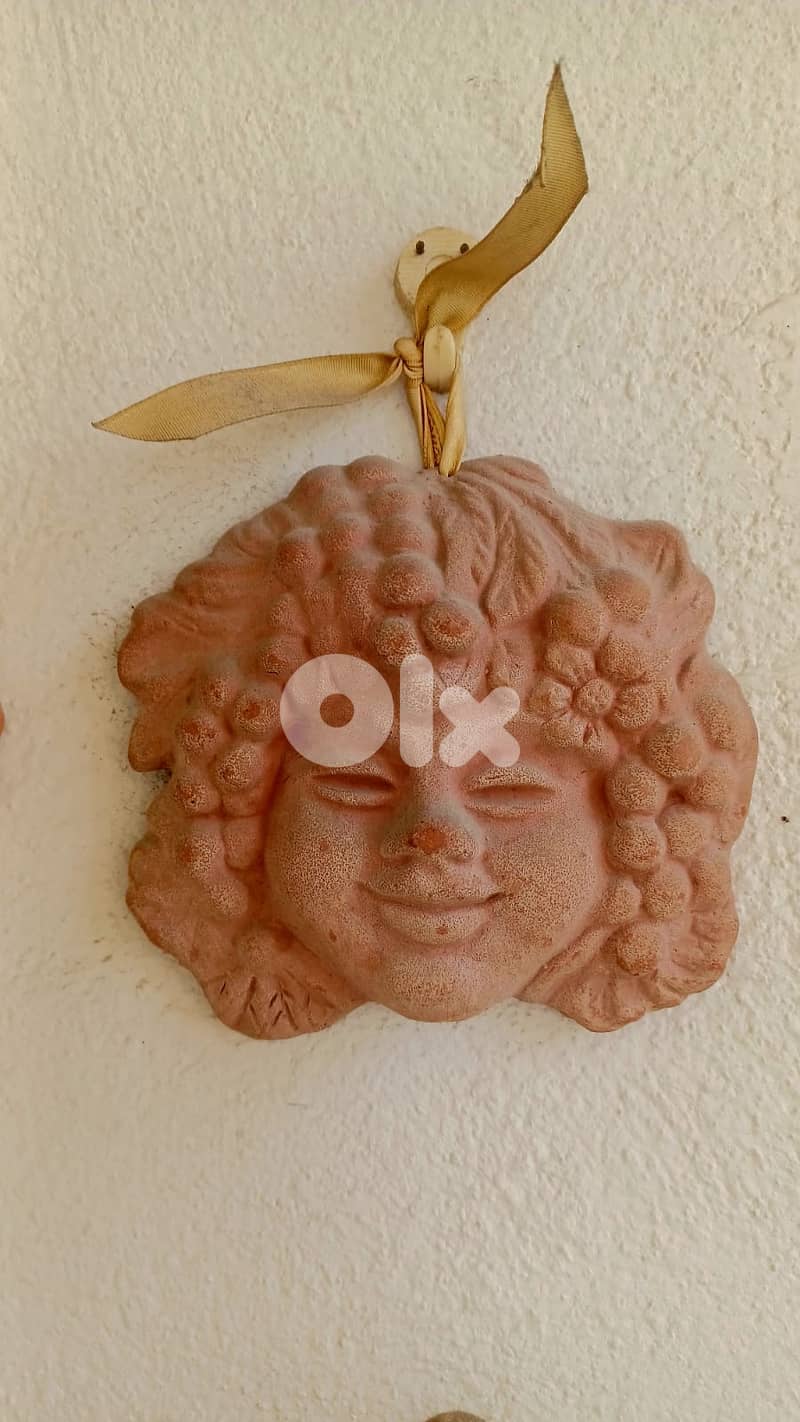 Umbrian Terracotta Wall Decorations – see description for pricing 2