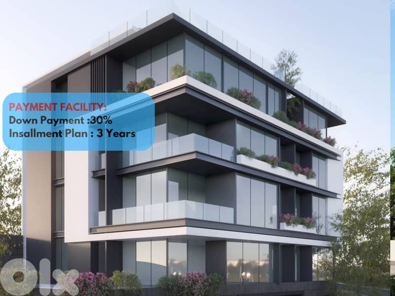 162m2 Apartment with payment facilities+garden 4sale in kornet chahwan 0