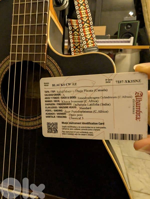 Alhambra Electro classical guitar 3