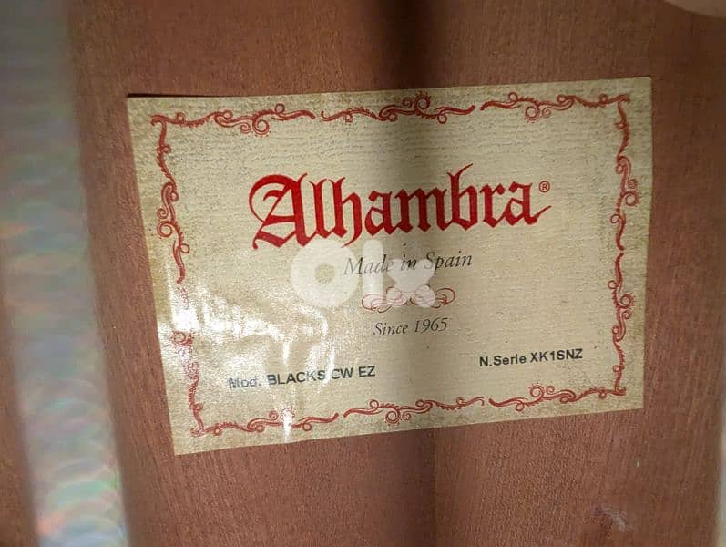 Alhambra Electro classical guitar 8