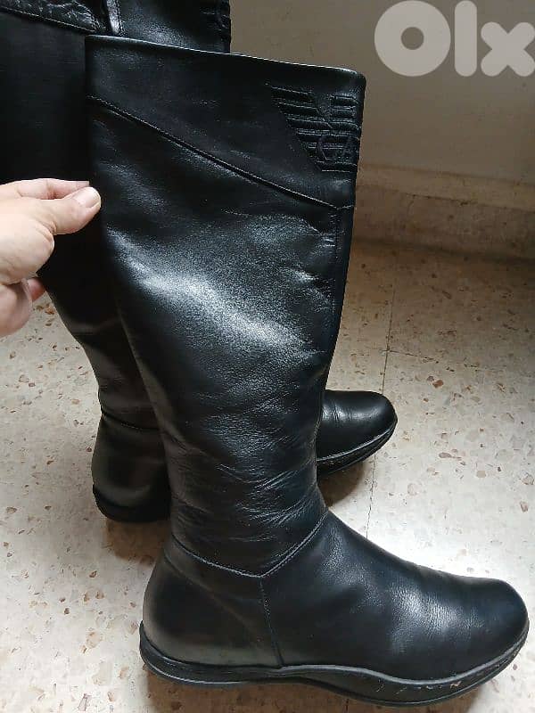 woman leather boots 6