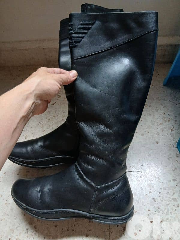 woman leather boots 7