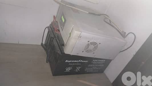 بطاريتين مع ups