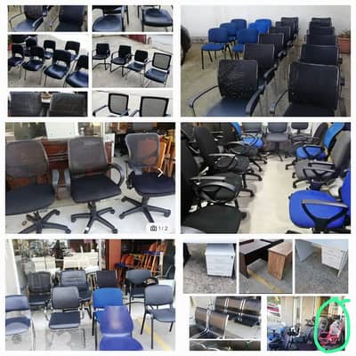 مكاتب   كراسي مكاتب اوروبي شبه جديد