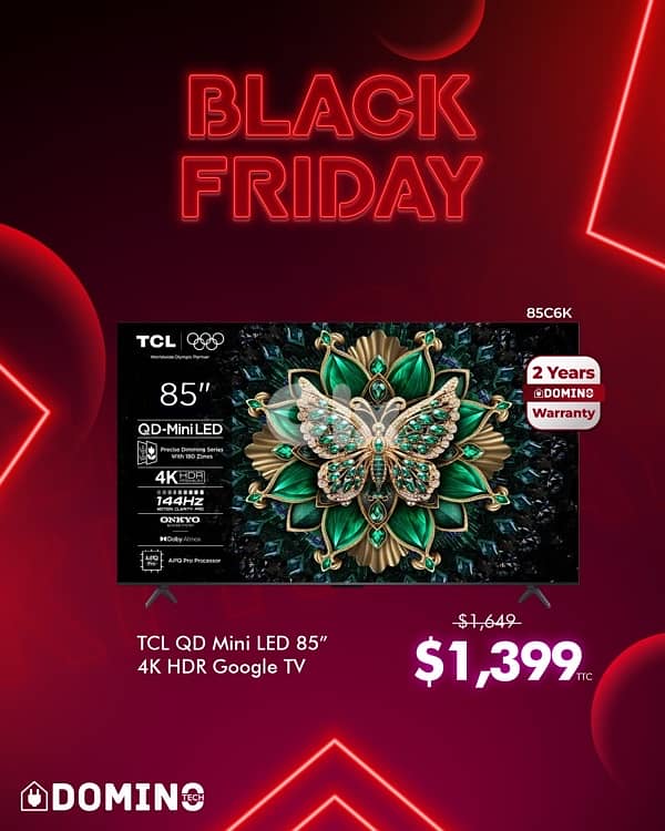 TCL Black Friday Offers (Swipe To View Offers) 2