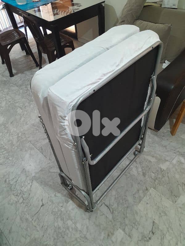 modern folded bed white 3