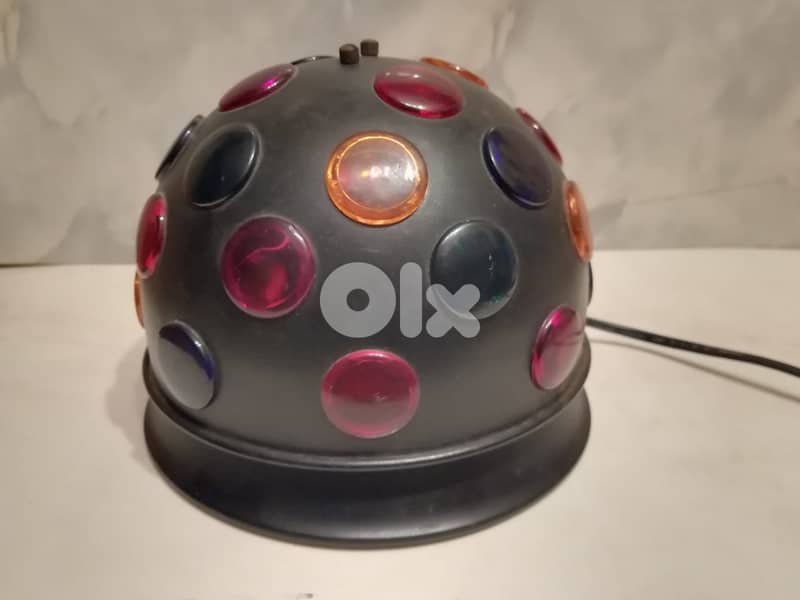 rotating disco light ball 0