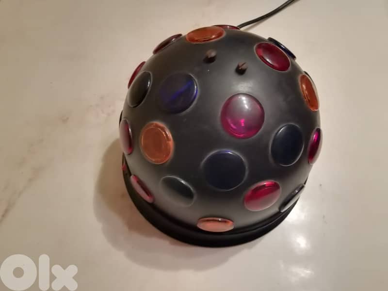 rotating disco light ball 1