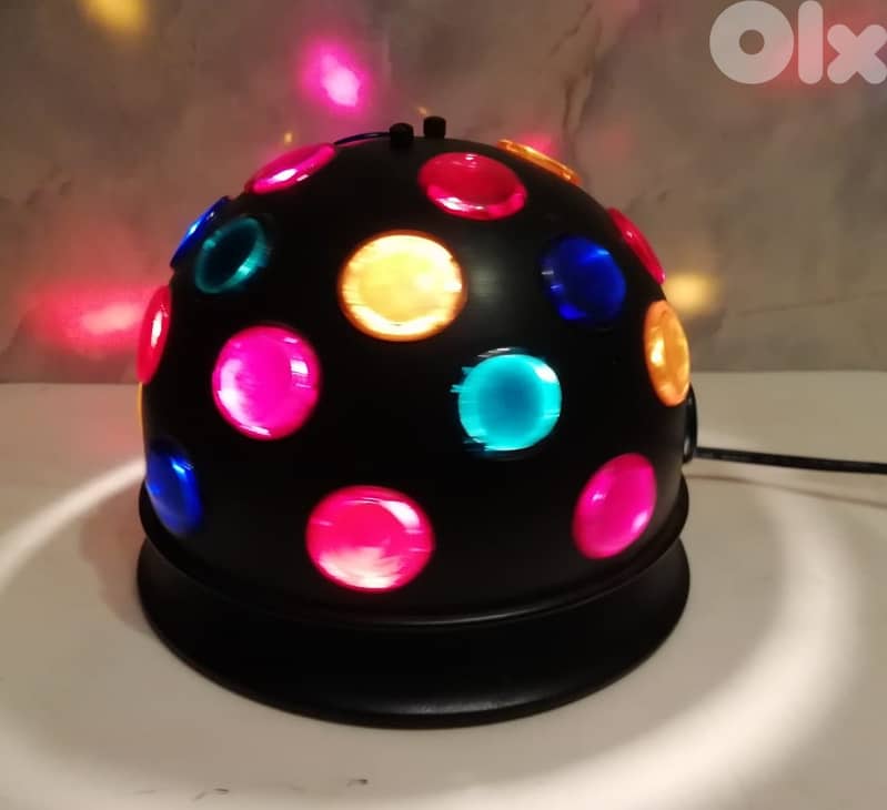 rotating disco light ball 2
